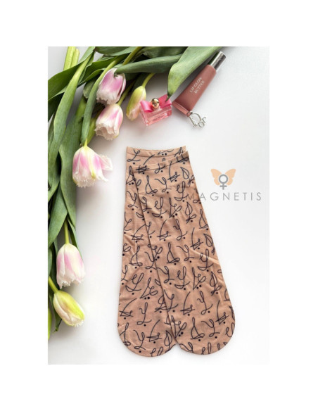 Magnetis moteriškos kojinės su likra