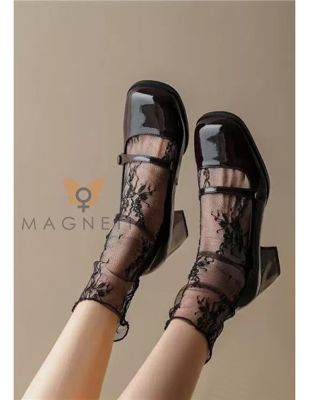 Magnetis moteriškos kojinės su likra