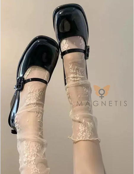 Magnetis moteriškos kojinės su likra