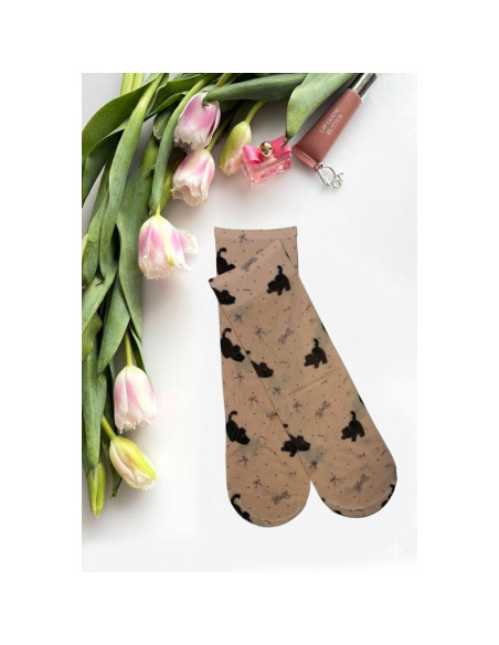 Magnetis moteriškos kojinės su likra