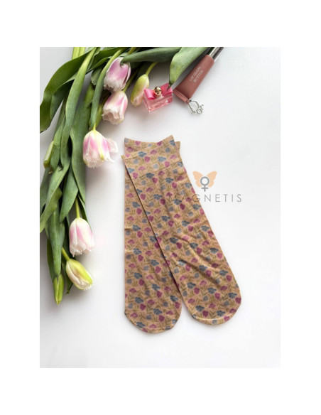 Magnetis moteriškos kojinės su likra