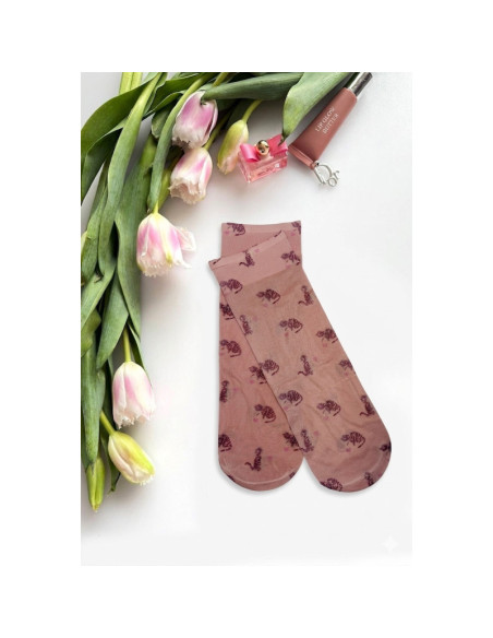 Magnetis moteriškos kojinės su likra