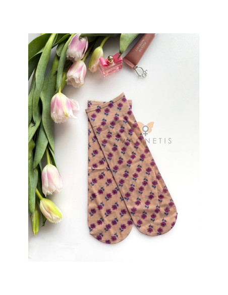 Magnetis moteriškos kojinės su likra