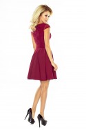  Dress MARTA with lace - Burgundy color 157-3 