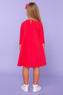 Raudona suknelė mergaitei