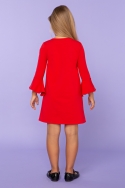 Raudona suknelė mergaitei