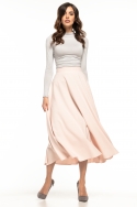 Stilingas šviesiai rožinis sijonas
