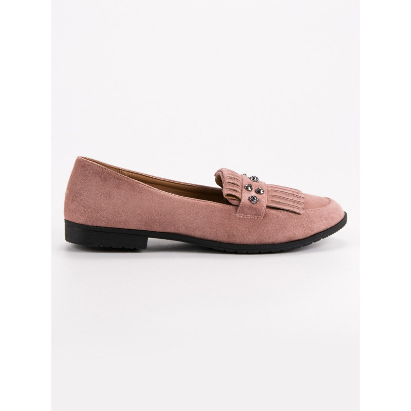 PUDROWE ZAMSZOWE MOKASYNY  2