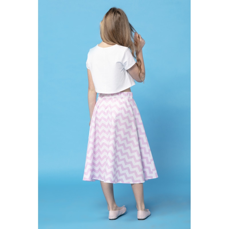 Žavus margas sijonas mergaitei 2