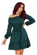  265-1 DAISY Dress with frills - green 