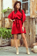  287-3 SOFIA Butterfly dress - red 