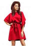  287-3 SOFIA Butterfly dress - red 