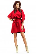  287-3 SOFIA Butterfly dress - red 