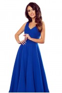  246-3 CINDY long dress with a neckline - classic blue 