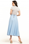 Šviesiai mėlynas, ilgas sijonas