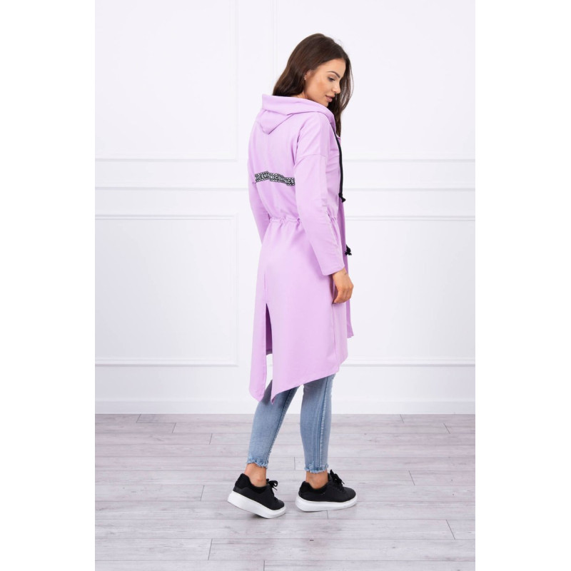 Narzutka z dłuższym tyłem fioletowa 2
