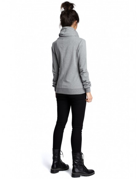 B071 Zipped sweatshirt - grey