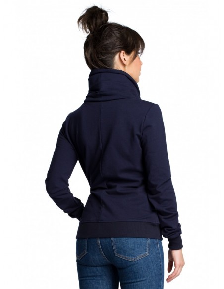 B071 Zipped sweatshirt - navy blue