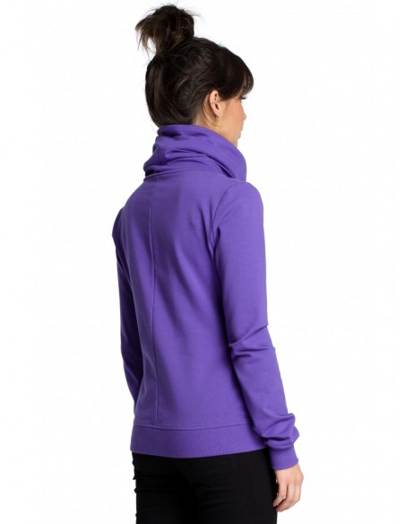B071 Zipped sweatshirt - purple