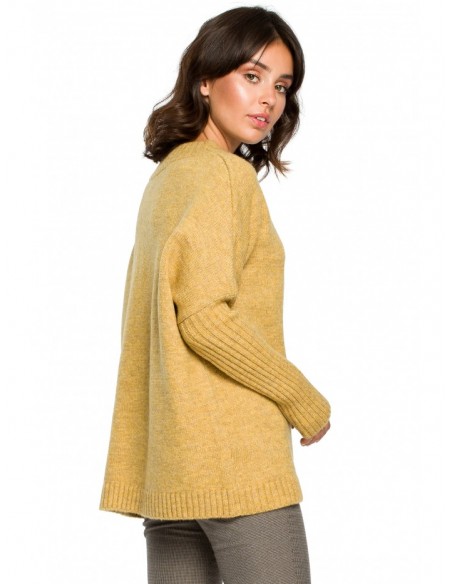 BK009 Dolman sleeve pullover - dark yellow