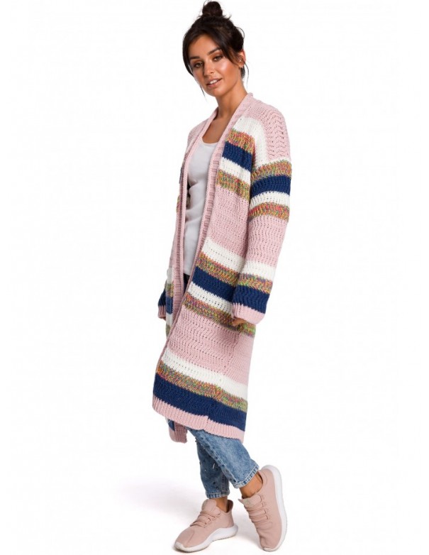 BK036 Multicolour cardigan - model 1