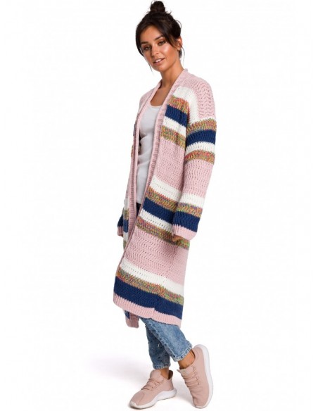 BK036 Multicolour cardigan - model 1