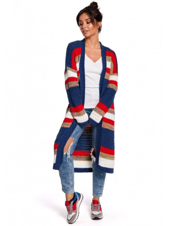 BK036 Multicolour cardigan - model 4