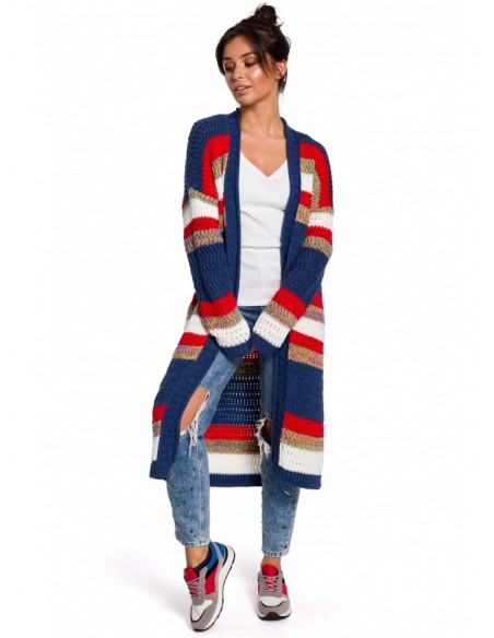 BK036 Multicolour cardigan - model 4