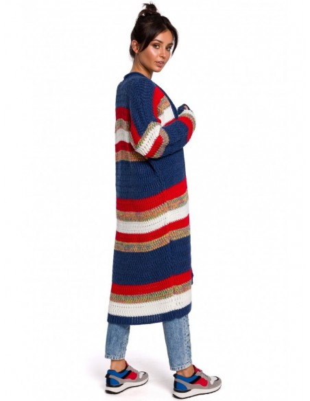 BK036 Multicolour cardigan - model 4