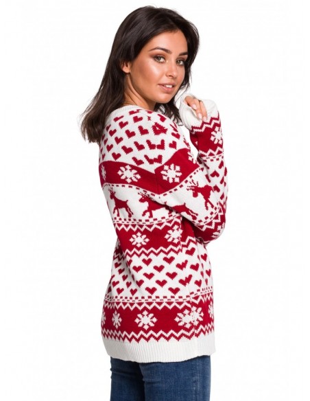 BK039 Christmas pullover sweater - model 2