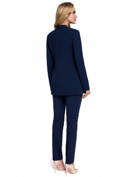 M304 One button jacket - navy blue