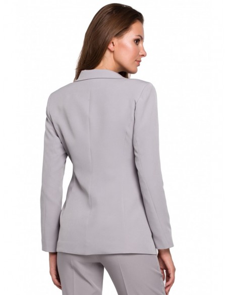 K036 Single buttom blazer - grey