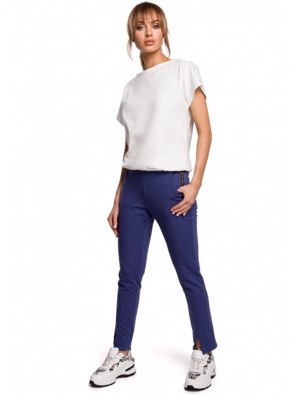 M493 Split leg trousers - indigo