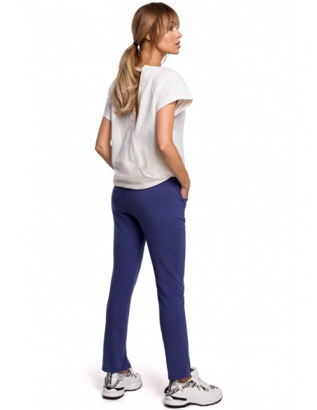 M493 Split leg trousers - indigo