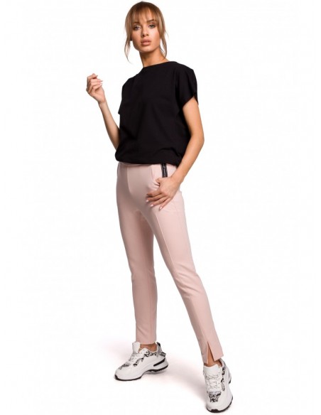 M493 Split leg trousers - candy pink