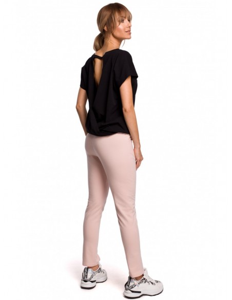 M493 Split leg trousers - candy pink