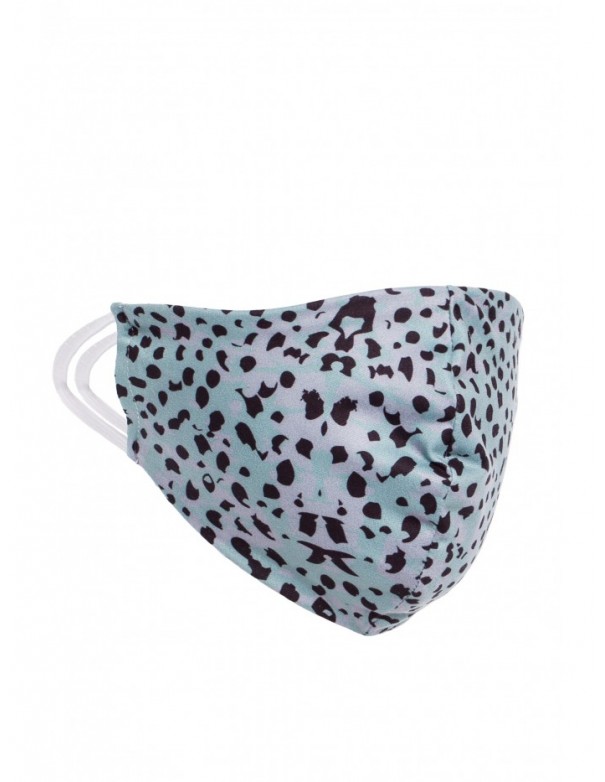 Protective mask with print - mint