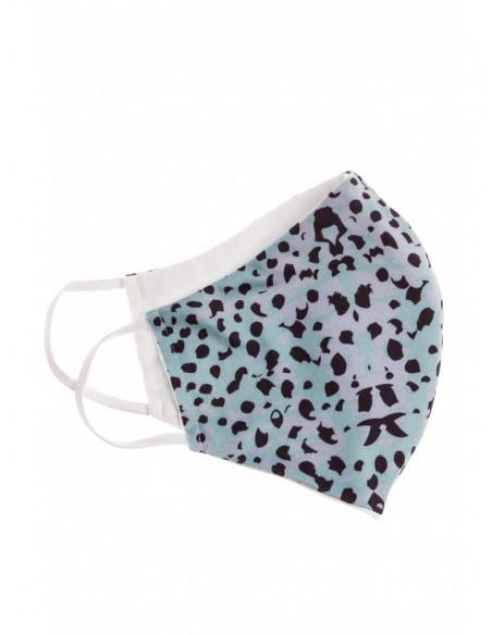 Protective mask with print - mint