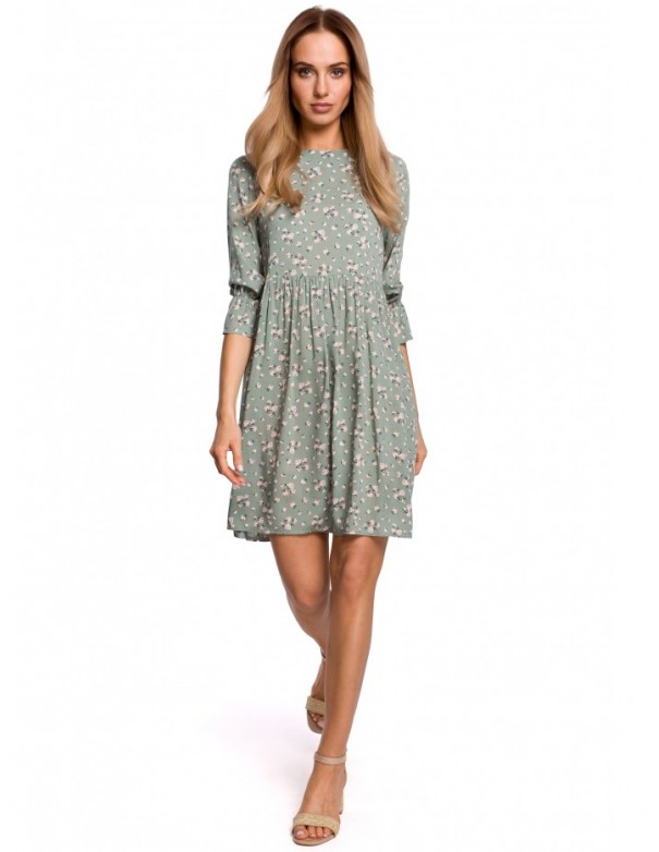 M521 Frilled sleeve dress - model 7