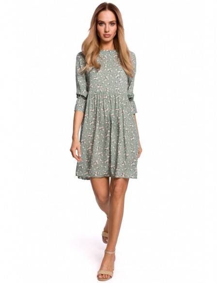 M521 Frilled sleeve dress - model 7