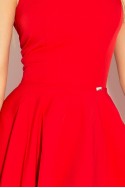  Dress circle - heart-shaped neckline - Red 114-3 