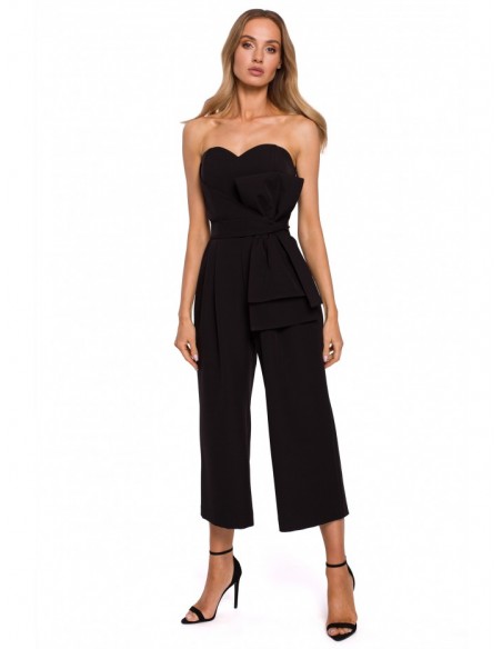 M571 Strapless Jumpsuit - black