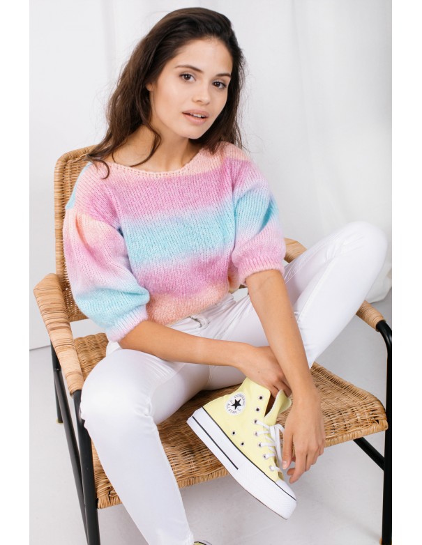 Sweater rainbow LS336