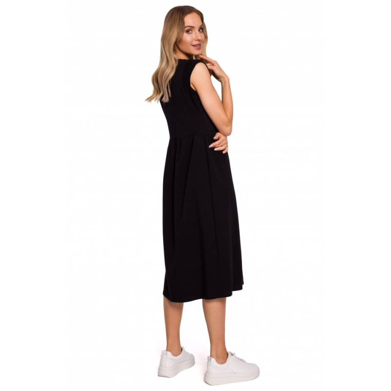 M581 High Krūtinės apimtis Sleeveless Dress - black 2