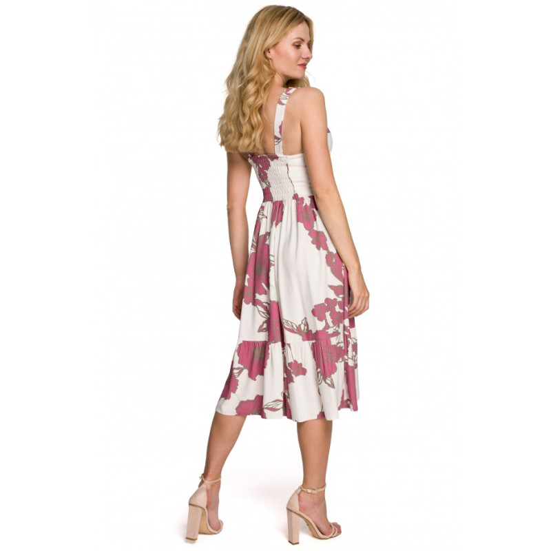K098 Sleeveless midi dress - model 2 2
