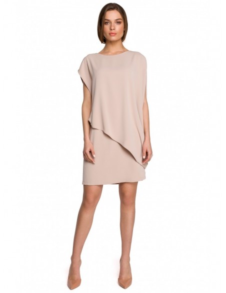 S262 Layered dress - beige