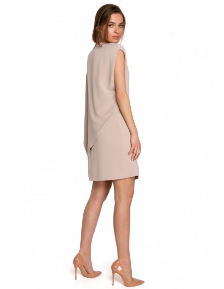 S262 Layered dress - beige