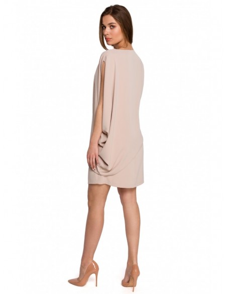 S262 Layered dress - beige