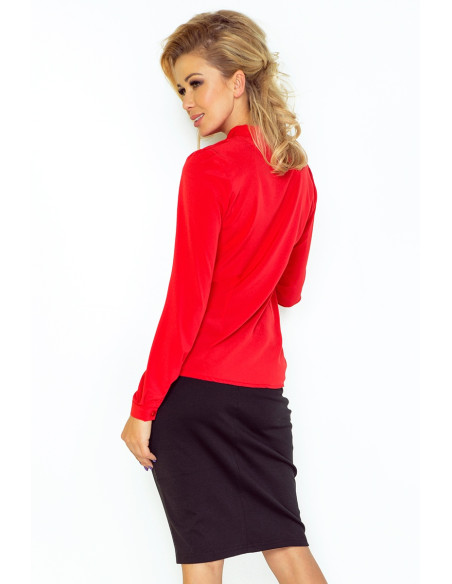  Blouse with bond - red 140-3 