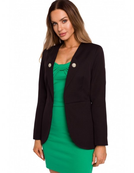 M665 Tailcoat blazer - black